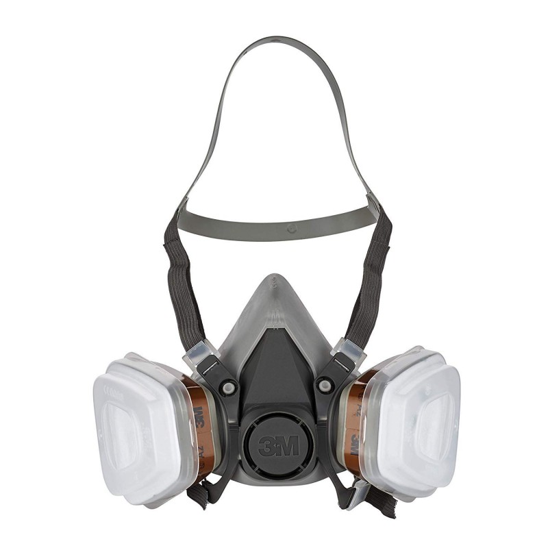 Delmkin – Mascarilla respiratoria con carbón activo, con 2 filtros contra  polvo, pesticidas, formaldehído, pintura