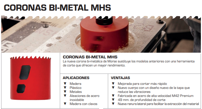 Corona BI-METAL MHS MORSE 20mm